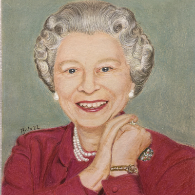 Polychromos. 6901 & Pablo Colour Pencil  Queen Elizabeth